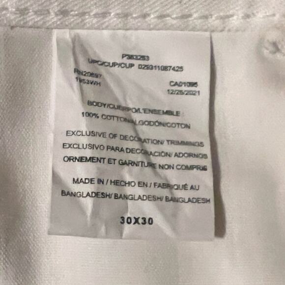 Dickies White Relaxed Fit Painter’s Pants - Painted Design (30x30) NWOT - Picture 8 of 8